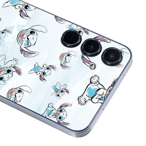 Disney Lilo and Stitch Pattern Galaxy A36 5G Skin